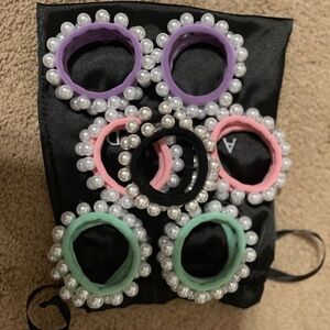 Adorned luxe Pearl Hair Ties